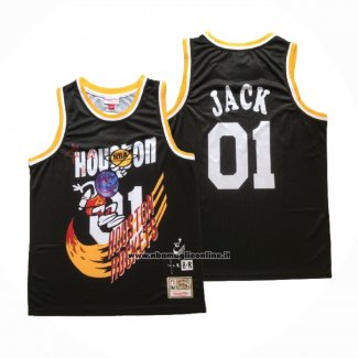 Maglia Houston Rockets X Cactus Jack #01 Nero