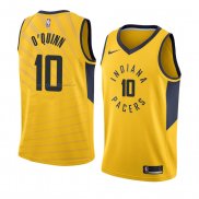 Maglia Indiana Pacers Kyle O'quinn NO 10 Statement 2018 Giallo