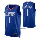 Maglia Los Angeles Clippers James Harden #1 Icon Blu