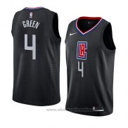 Maglia Los Angeles Clippers Jamychal Green NO 4 Statement 2019 Nero