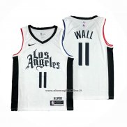 Maglia Los Angeles Clippers John Wall #11 Citta 2019-20 Bianco