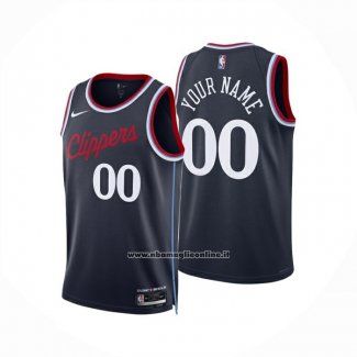 Maglia Los Angeles Clippers Personalizzate Icon 2024-25 Blu
