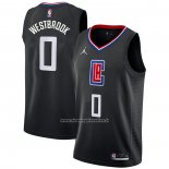Maglia Los Angeles Clippers Russell Westbrook #0 Statement Nero