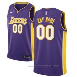 Maglia Los Angeles Lakers Personalizzate 17-18 Viola