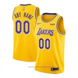 Maglia Los Angeles Lakers Personalizzate Icon 2018-19 Bianco