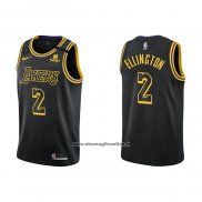 Maglia Los Angeles Lakers Wayne Ellington #2 Mamba 2021-22 Nero