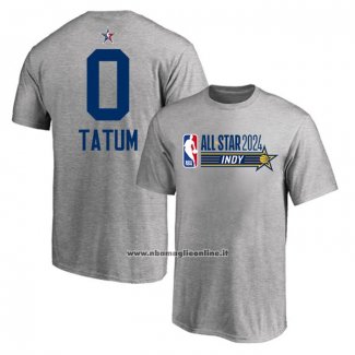 Maglia Manica Corta All Star 2024 Jayson Tatum Grigio