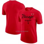 Maglia Manica Corta Chicago Bulls Rosso