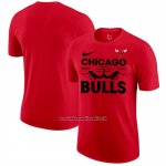 Maglia Manica Corta Chicago Bulls Rosso1