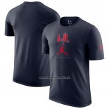 Maglia Manica Corta Los Angeles Clippers Essential Citta Nero