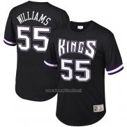 Maglia Manica Corta Sacramento Kings Jason Williams #55 Nero