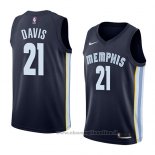 Maglia Memphis Grizzlies Deyonta Davis NO 21 Icon 2018 Blu