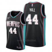 Maglia Memphis Grizzlies Solomon Hill NO 44 Classic 20th Season Nero