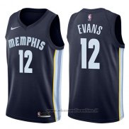 Maglia Memphis Grizzlies Tyreke Evans NO 12 Icon 2017-18 Blu