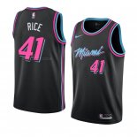 Maglia Miami Heat Glen Rice NO 41 Citta 2018-19 Nero