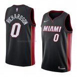 Maglia Miami Heat Josh Richardson NO 0 Icon 2018 Nero