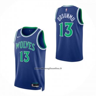 Maglia Minnesota Timberwolves Ayo Dosunmu No 13 Icon 2026-27 Blu