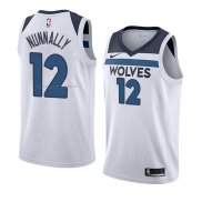 Maglia Minnesota Timberwolves James Nunnally NO 12 Association 2018 Bianco