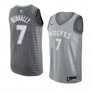 Maglia Minnesota Timberwolves James Nunnally NO 7 Citta 2018 Grigio