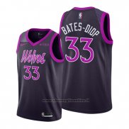 Maglia Minnesota Timberwolves Keita Bates-Diop NO 33 Citta Edition Viola