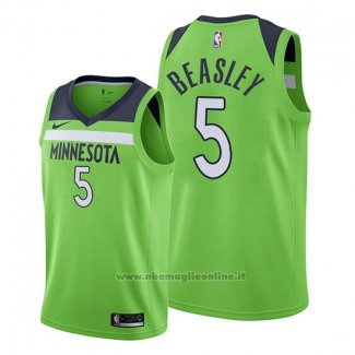 Maglia Minnesota Timberwolves Malik Beasley NO 5 Statement 2019-20 Verde