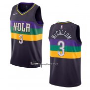 Maglia New Orleans Pelicans C.j. Mccollum #3 Citta 2022-23 Viola