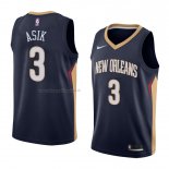 Maglia New Orleans Pelicans Omer Asik NO 3 Icon 2018 Blu