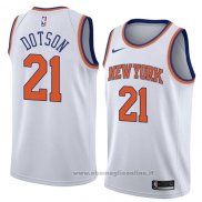Maglia New York Knicks Damyean Dotson NO 21 Association 2018 Bianco