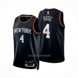 Maglia New York Knicks Derrick Rose #4 Select Series Nero