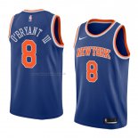 Maglia New York Knicks Johnny O'bryant III NO 8 Icon 2018 Blu