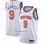 Maglia New York Knicks RJ Barrett #9 Association Bianco