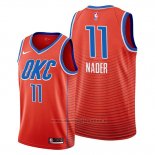 Maglia Oklahoma City Thunder Abdel Nader NO 11 Statement Arancione