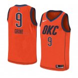 Maglia Oklahoma City Thunder Jerami Grant NO 9 Earned 2018-19 Arancione