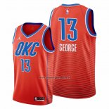 Maglia Oklahoma City Thunder Paul George #13 Statement 2021 Arancione