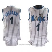 Maglia Orlando Magic Anfernee Hardaway NO 1 Throwback Bianco