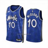 Maglia Orlando Magic Mac Mcclung #10 Classic 2023-24 Blu