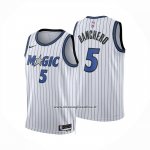 Maglia Orlando Magic Paolo Banchero No 5 Association 2025-26 Bianco
