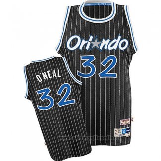 Maglia Orlando Magic Shaquille O'Neal NO 32 Throwback Nero