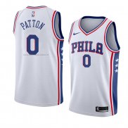 Maglia Philadelphia 76ers Justin Patton NO 0 Association 2018 Bianco