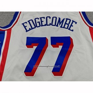 Maglia Philadelphia 76ers V.j. Edgecombe No 77 Icon 2025-26 Blu