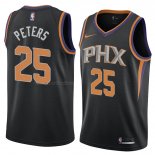 Maglia Phoenix Suns Alec Peters NO 25 Statement 2018 Nero