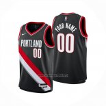 Maglia Portland Trail Blazers Personalizzate Icon 2024-25 Nero