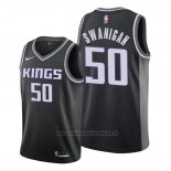 Maglia Sacramento Kings Caleb Swanigan NO 50 Statement Nero