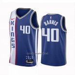 Maglia Sacramento Kings Harrison Barnes #40 Citta 2023 24 Blu