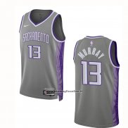 Maglia Sacramento Kings Keegan Murray #13 Citta 2022-23 Grigio