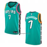 Maglia San Antonio Spurs Josh Richardson #7 Citta 2022-23 Verde