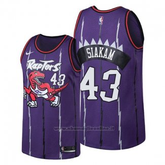 Maglia Toronto Raptors Pascal Siakam NO 43 Classic Edition Viola