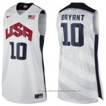 Maglia USA 2012 Kobe Bryant NO 10 Bianco