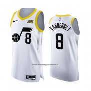 Maglia Utah Jazz Jarred Vanderbilt #8 Association Autentico 2022-23 Bianco