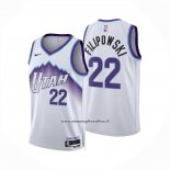 Maglia Utah Jazz Kyle Filipowski No 22 Association 2025-26 Bianco